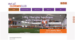 Desktop Screenshot of forthillclemsonclub.com